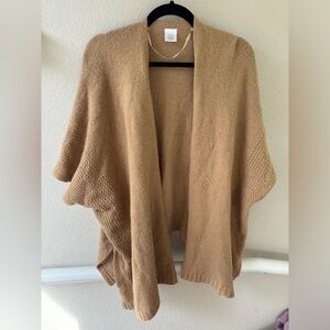 Oatmeal Honey Shawl Sweater